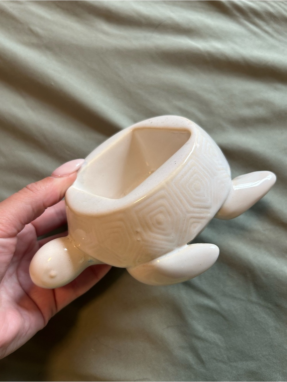 Bath & body works ceramic turtle candle and soap holder - Picture 5 of 7